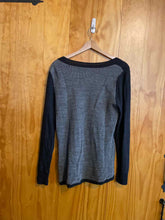 Load image into Gallery viewer, Size L Smart Wool Black Women&#39;s Long Sleeve Shirt
