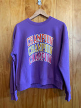 Load image into Gallery viewer, Size Medium Champion Purple Women's Sweater &amp; Sweatshirt
