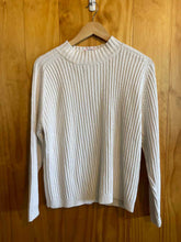 Load image into Gallery viewer, Size L Lands End White Women's Sweater &amp; Sweatshirt
