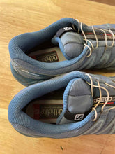 Load image into Gallery viewer, Women&#39;s Shoe Size 8.5 Salomon Blue Trail Running Shoes
