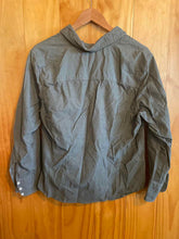 Load image into Gallery viewer, Size XL Petite Eddie Bauer Dark Green Women's Long Sleeve Shirt
