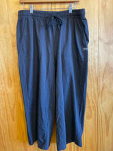 Load image into Gallery viewer, Size L Life is Good Black Women's Sweatpants
