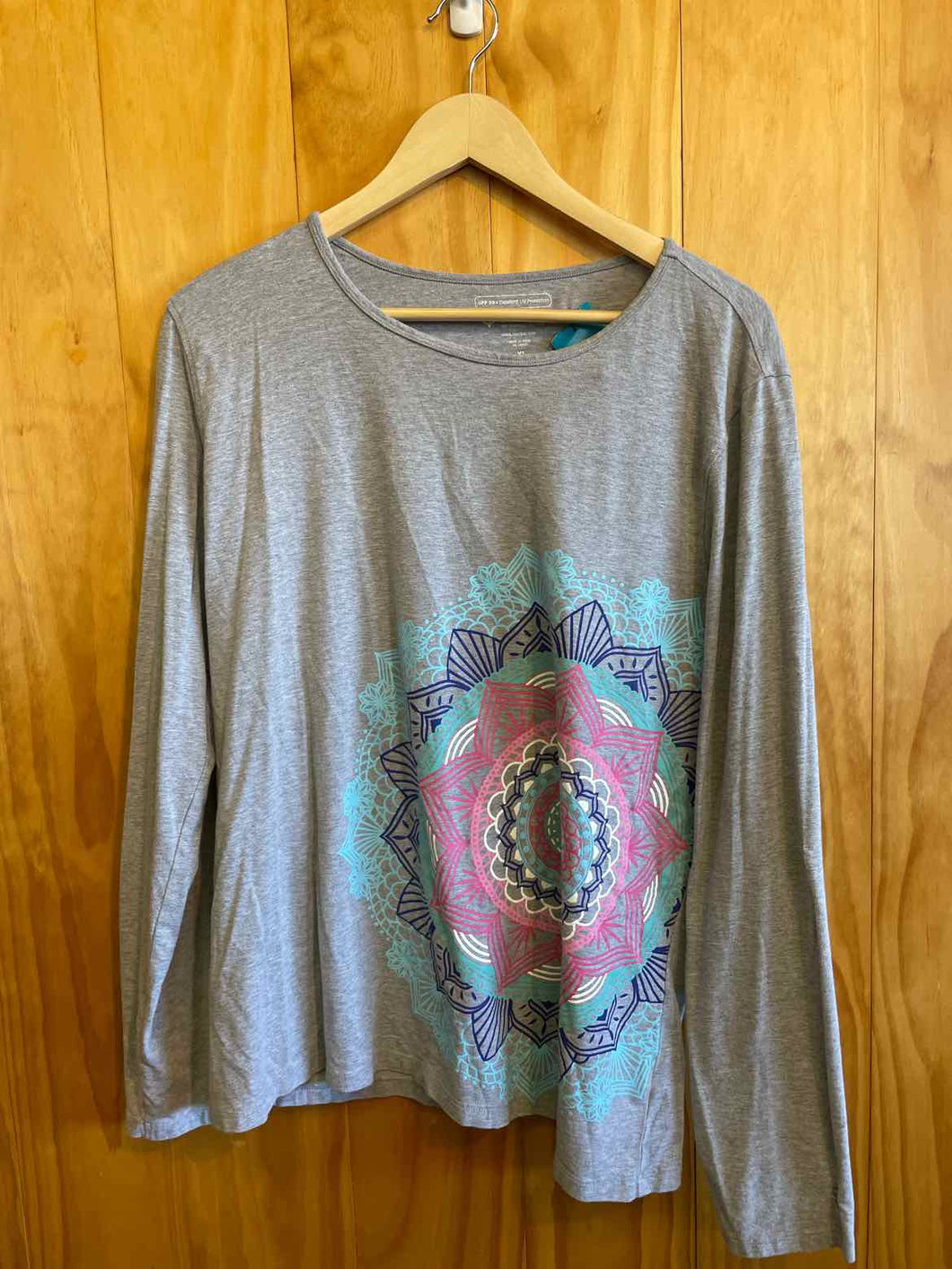 Size XL Coolibar Grey Women's Long Sleeve Shirt