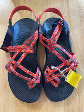 Load image into Gallery viewer, Shoe Size 10 Chaco Orange Sandals
