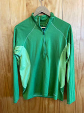 Load image into Gallery viewer, Size L Patagonia Green Women's Fleece Sweatshirt

