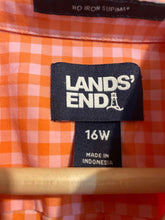Load image into Gallery viewer, Size 16W Lands End Pink Women's Long Sleeve Shirt
