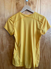 Load image into Gallery viewer, Size M Arc'teryx Yellow Women's Short Sleeve Shirt
