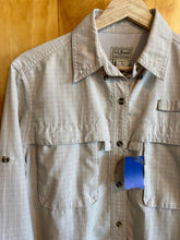 Load image into Gallery viewer, Size Small L.L. Bean Beige Women&#39;s Long Sleeve Shirt
