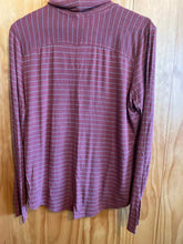 Load image into Gallery viewer, Size Medium Prana Red Women's Long Sleeve Shirt
