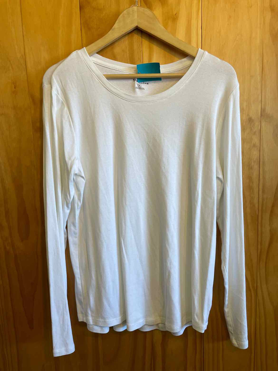 Size XL Eddie Bauer White Women's Long Sleeve Shirt