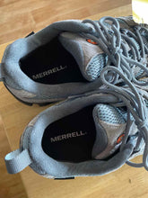 Load image into Gallery viewer, Shoe Size 11 Merrell Blue Hiking Shoes
