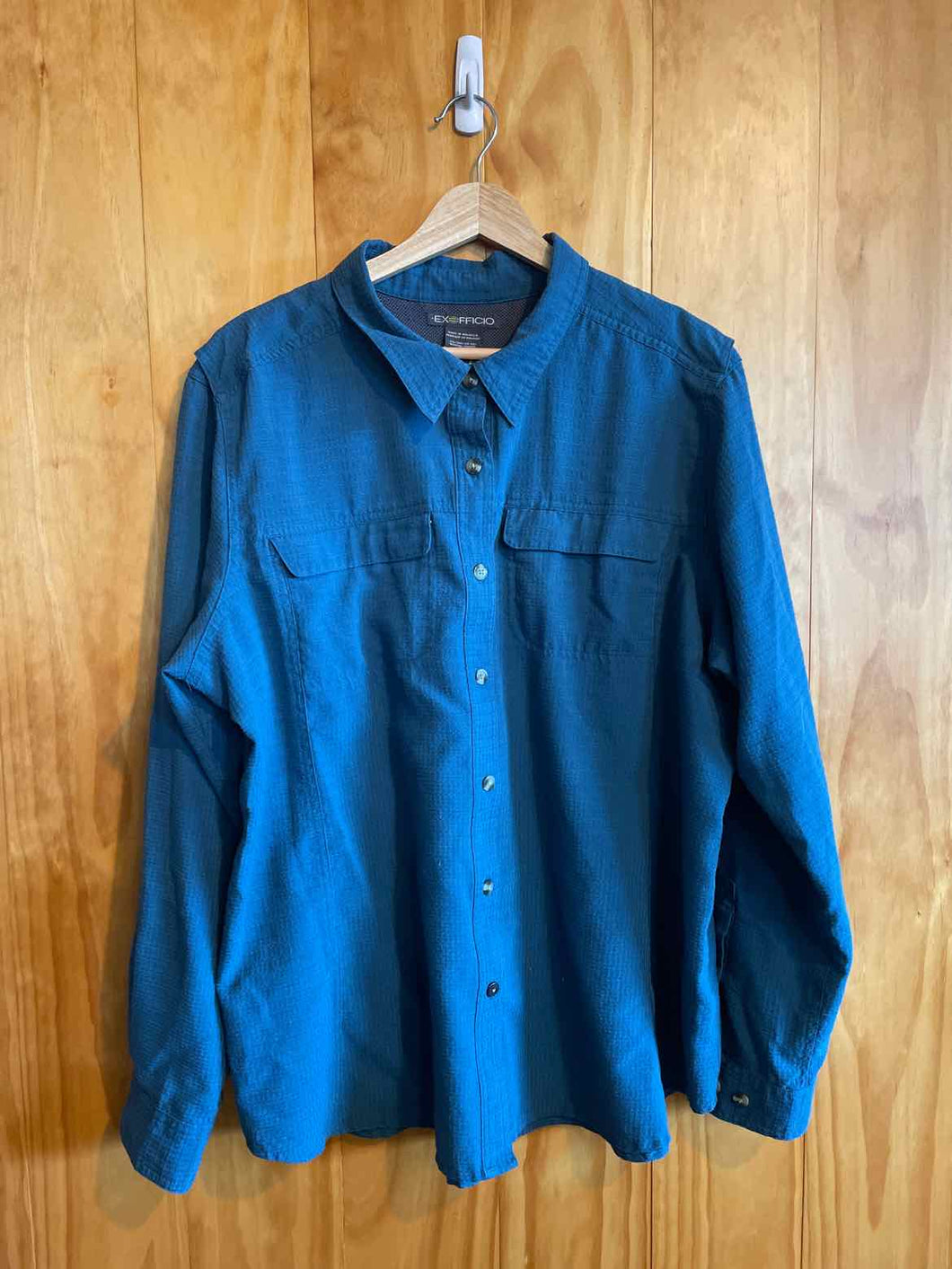 Size X-Large Exofficio Blue Women's Long Sleeve Shirt