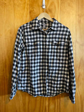 Load image into Gallery viewer, Size L Carhartt Black and White Women's Flannel
