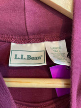Load image into Gallery viewer, Size Large Tall L.L. Bean Maroon Women&#39;s Long Sleeve Shirt
