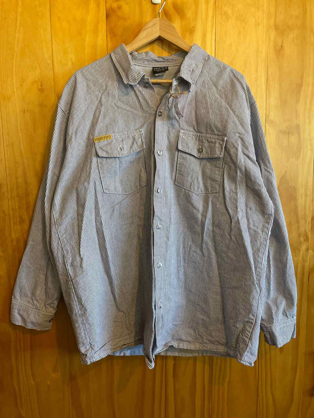 Size Large Prison Blues Men's Long Sleeve Shirt