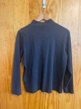 Load image into Gallery viewer, Size Large Petite LL Bean Black Women's Long Sleeve Shirt
