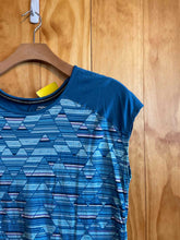 Load image into Gallery viewer, Size XL smartwool Blue Women's Short Sleeve Shirt
