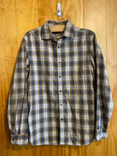 Load image into Gallery viewer, Size M Banana Republic Grey Women&#39;s Flannel
