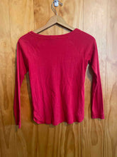 Load image into Gallery viewer, Size Small Petite Tribal Red Women's Long Sleeve Shirt
