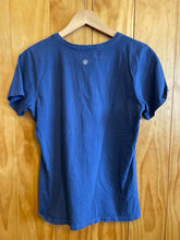 Load image into Gallery viewer, Size Medium Life is Good Blue Women's Short Sleeve Shirt
