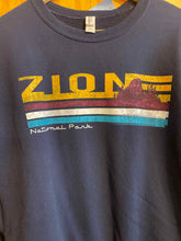 Load image into Gallery viewer, Size Small Jerzees Navy Women's Sweater &amp; Sweatshirt
