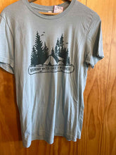 Load image into Gallery viewer, Size Medium Canvas Green Women's Short Sleeve Shirt
