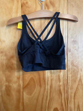 Load image into Gallery viewer, Women Size 6 Lululemon Black Sports Bra
