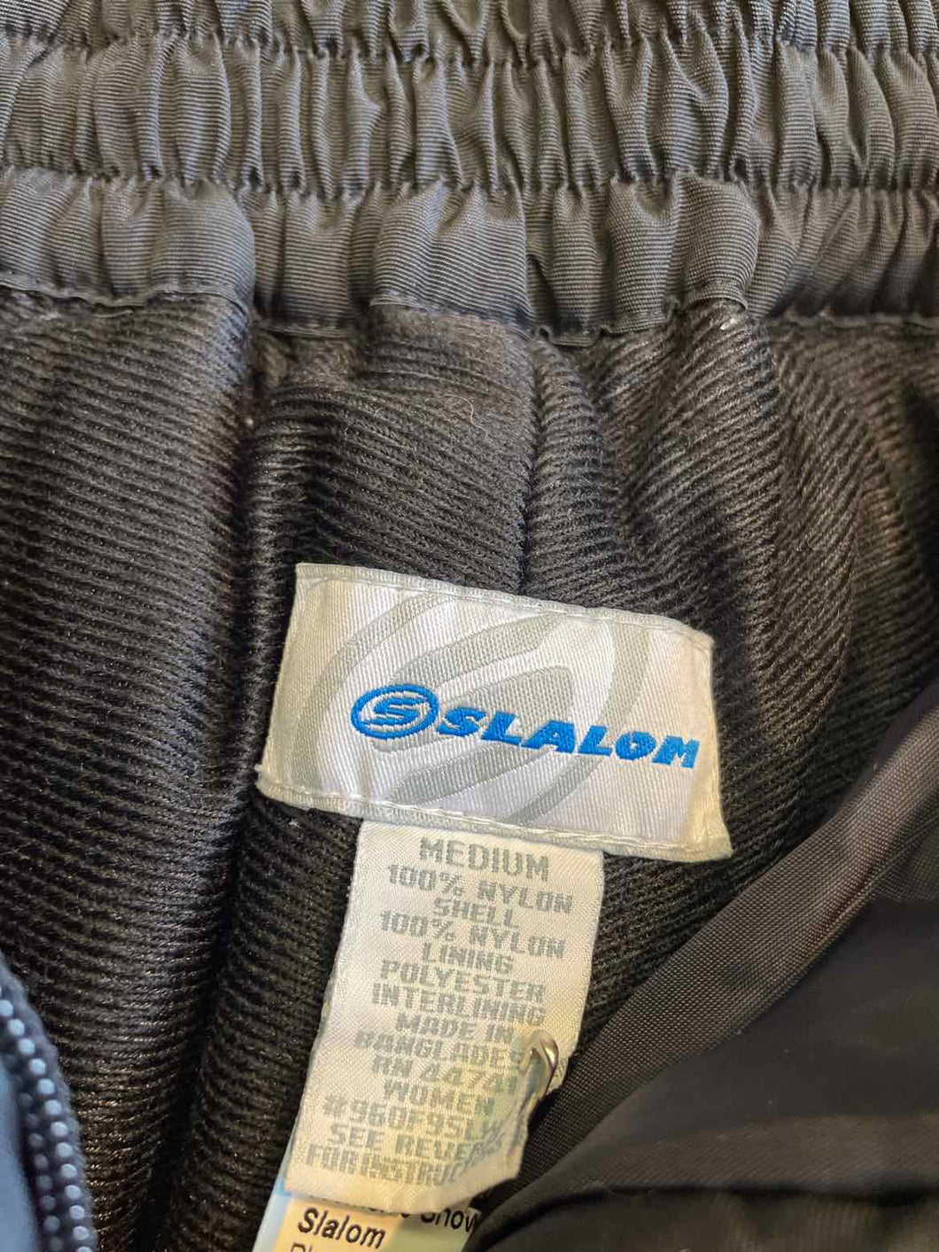 Size M Slalom Black Women's Snow Pants