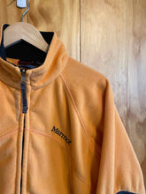 Load image into Gallery viewer, Size L Marmot Yellow Women&#39;s Fleece Sweatshirt
