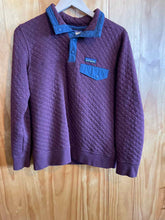 Load image into Gallery viewer, Size S Patagonia Maroon Women's Fleece Sweatshirt
