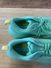 Load image into Gallery viewer, Women&#39;s Shoe Size 6.5 Hoka Mint Green Running Shoes
