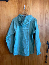 Load image into Gallery viewer, Women Size Large Patagonia Teal Women&#39;s Rain Jacket
