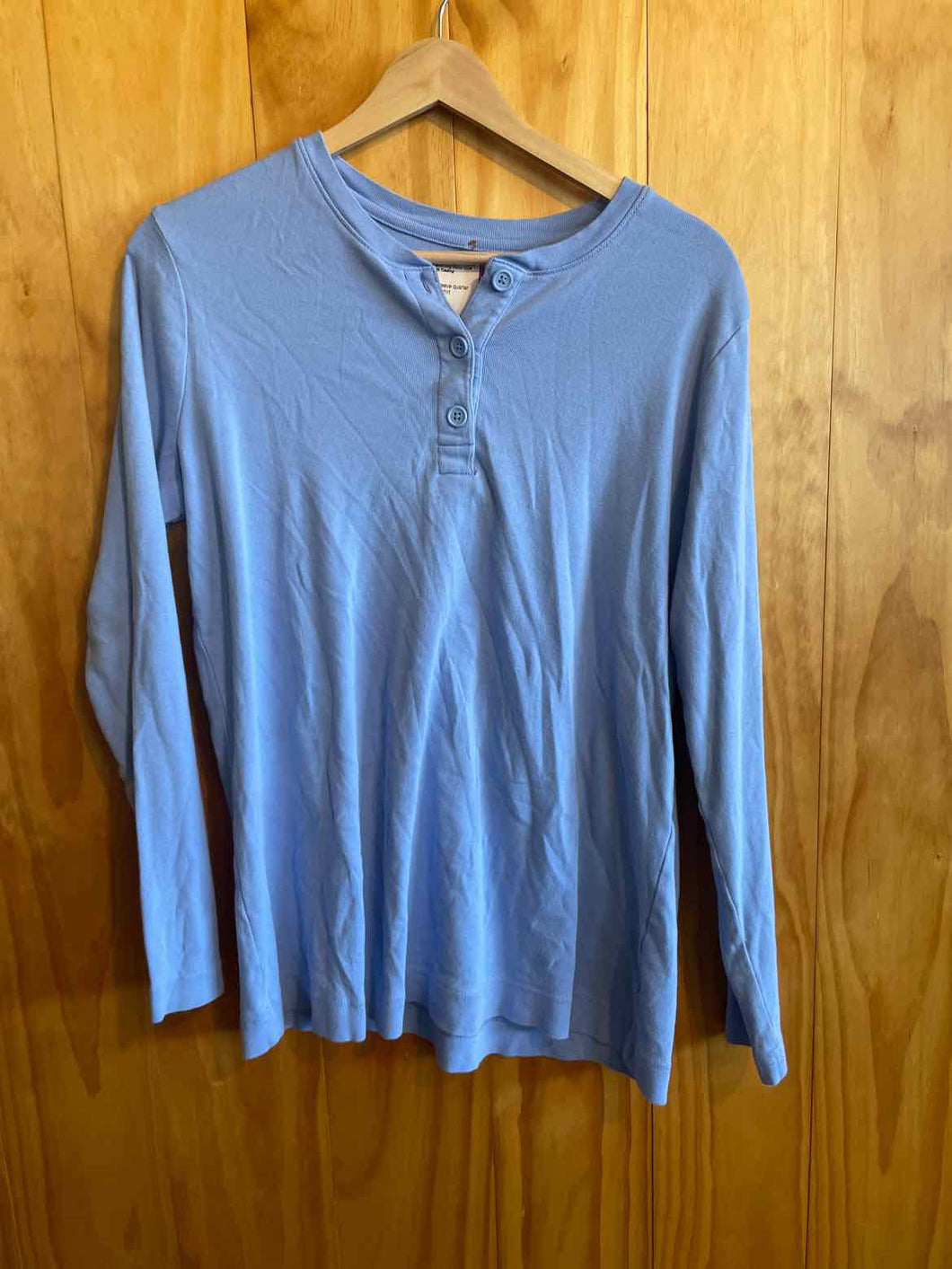 Size L Duluth Trading Blue Women's Long Sleeve Shirt