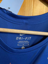 Load image into Gallery viewer, Size Medium Nike Blue Women's Short Sleeve Shirt
