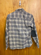 Load image into Gallery viewer, Size M Red Feather Tan Women's Flannel
