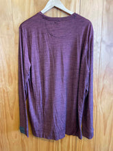 Load image into Gallery viewer, Size XL Bombas Maroon Women's Long Sleeve Shirt
