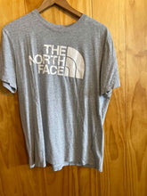 Load image into Gallery viewer, Size L The North Face Grey Women's Short Sleeve Shirt
