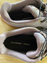 Load image into Gallery viewer, Shoe Size 7.5 Salomon Lavender Trail Running Shoes
