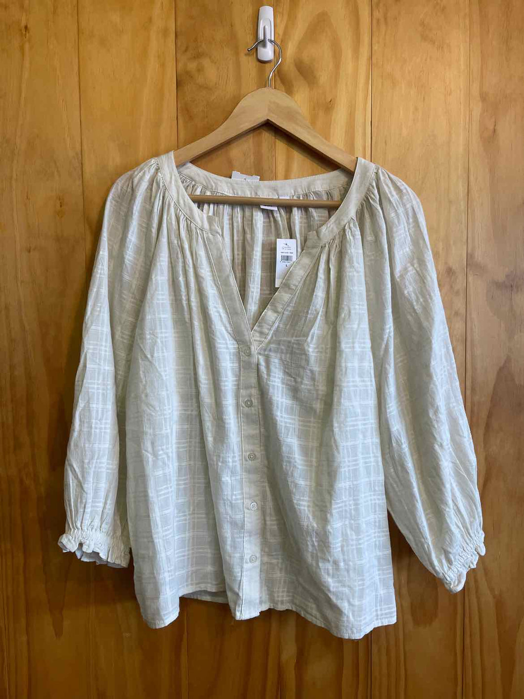 Size Large Gap Cream Women's Blouse