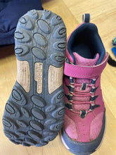 Load image into Gallery viewer, Child Size 3 Merrell Girl's Hiking Boots
