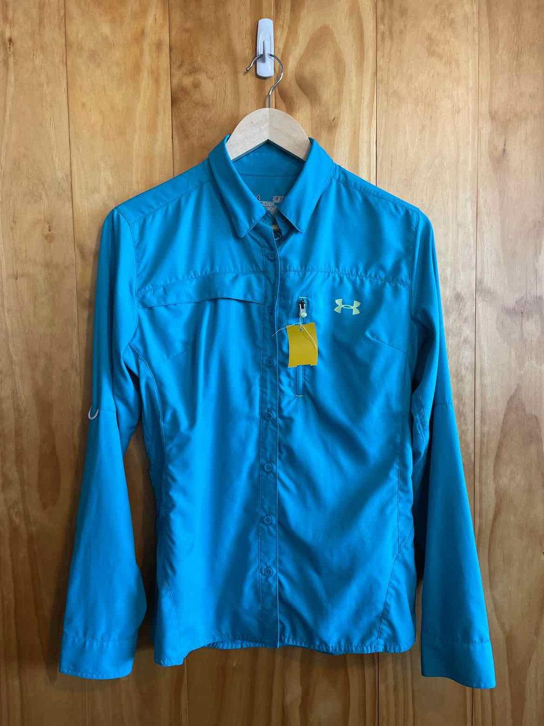 Size Small Under Armour Turquoise Women's Long Sleeve Shirt