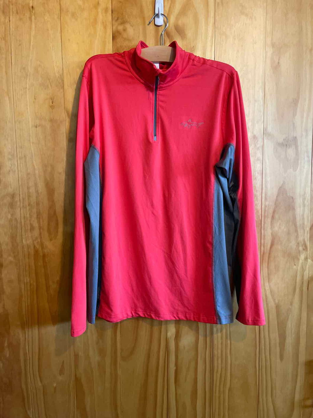 Size L Greg Norman Red Women's Long Sleeve Shirt
