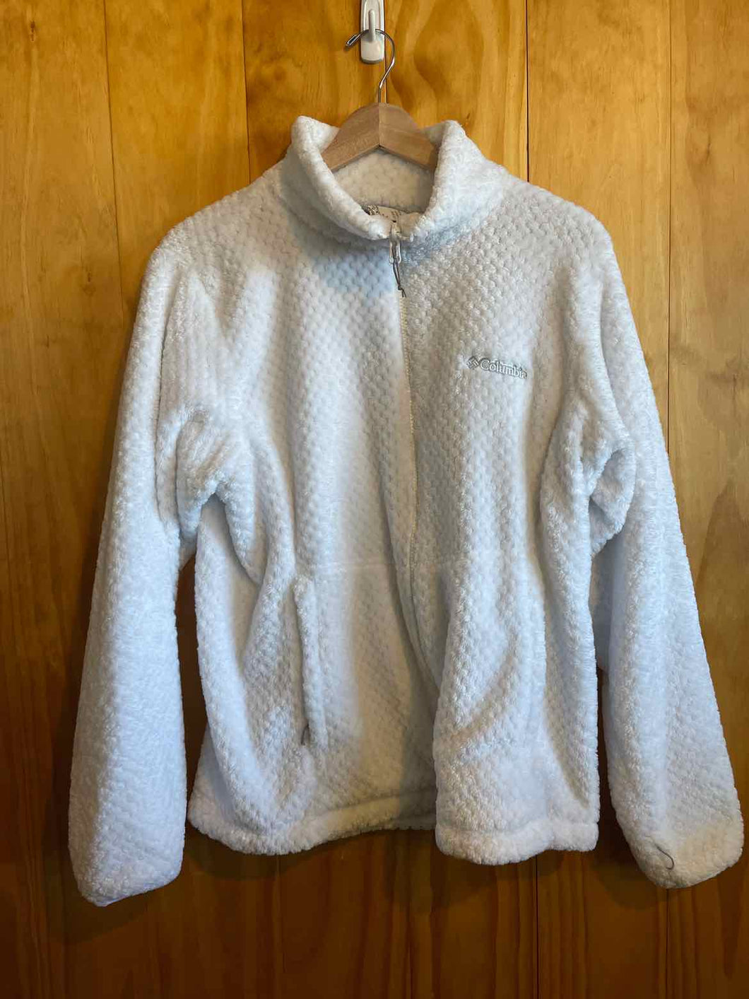 Size L Columbia White Women's Sweater & Sweatshirt