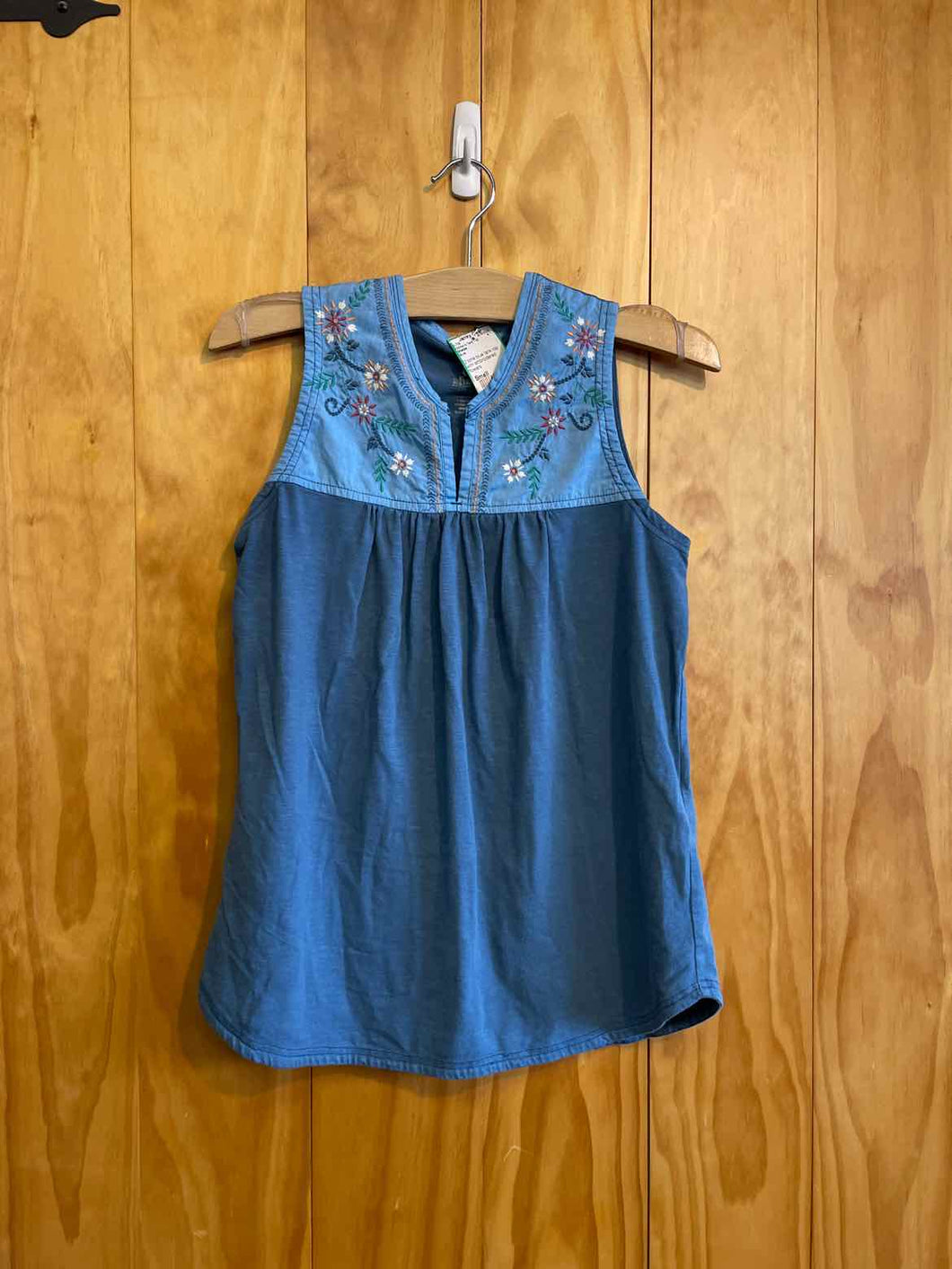 Size Small Sherpa Blue Women's Tank Top
