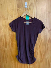 Load image into Gallery viewer, Size Small Athleta Purple Women&#39;s Short Sleeve Shirt
