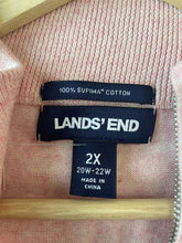 Load image into Gallery viewer, Size 2X Lands End Pink Women&#39;s Sweater &amp; Sweatshirt
