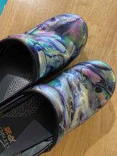 Load image into Gallery viewer, Shoe Size 38 Dansko Multi-Color Clogs
