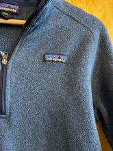 Load image into Gallery viewer, Size Large Patagonia Blue Women's Fleece Sweatshirt

