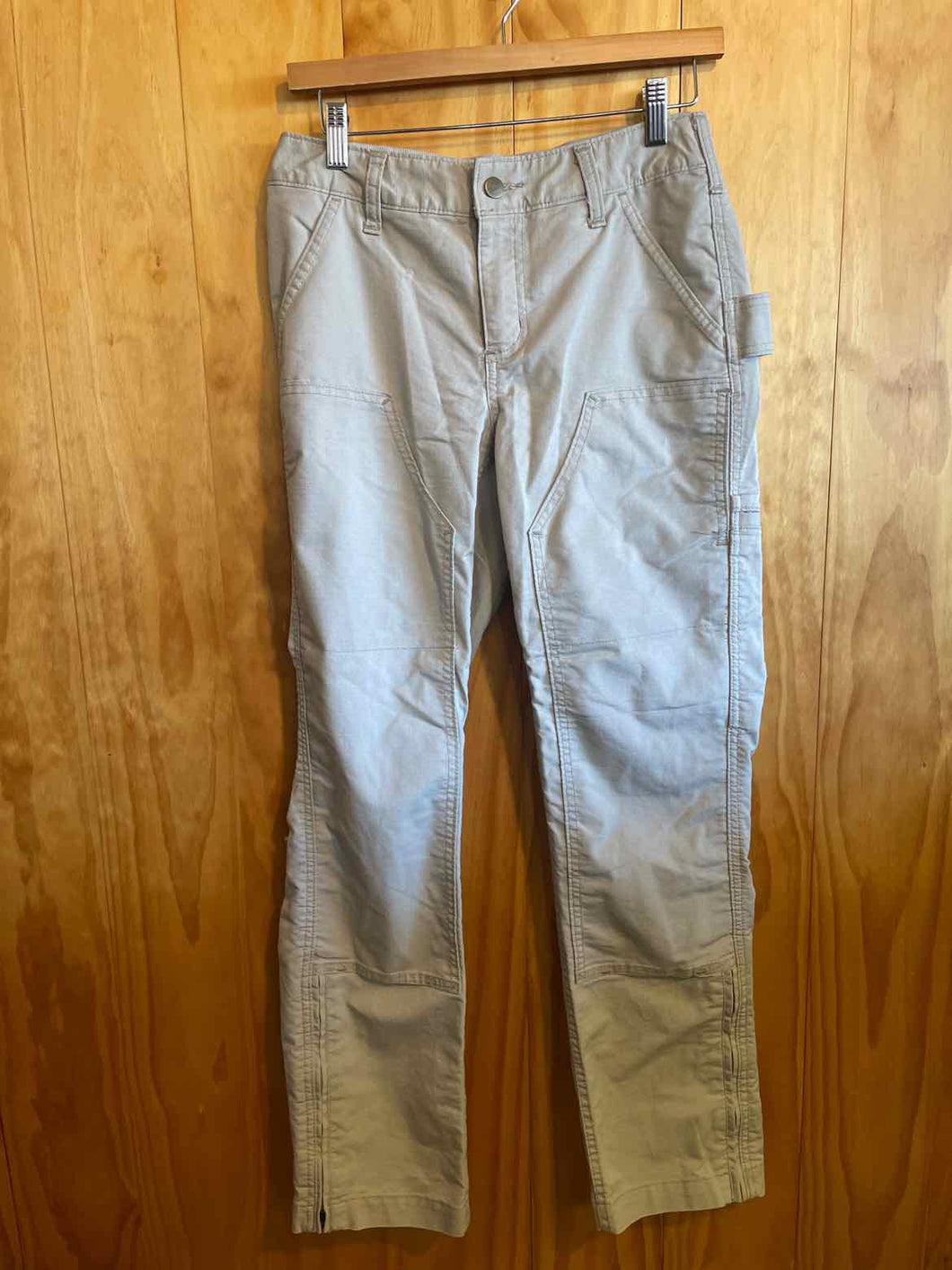 Size 4 Carhartt Cream Women's Pants
