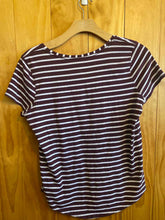 Load image into Gallery viewer, Size 10 Lululemon Burgundy Women's Short Sleeve Shirt
